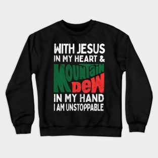 With Jesus In My Heart Crewneck Sweatshirt